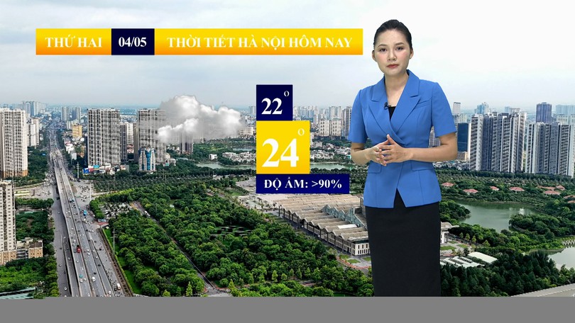 Dự báo thời tiết sáng | 04/05/2026