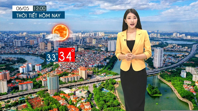 Dự báo thời tiết tối | 06/05/2026