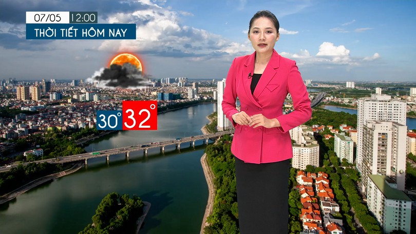 Dự báo thời tiết tối | 07/05/2026