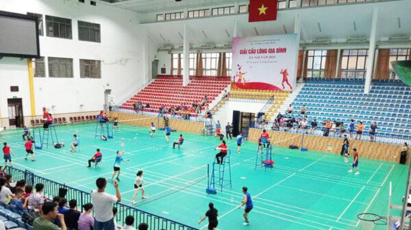 Sôi nổi giải Cầu lông gia đình Thành phố Hà Nội 2026
