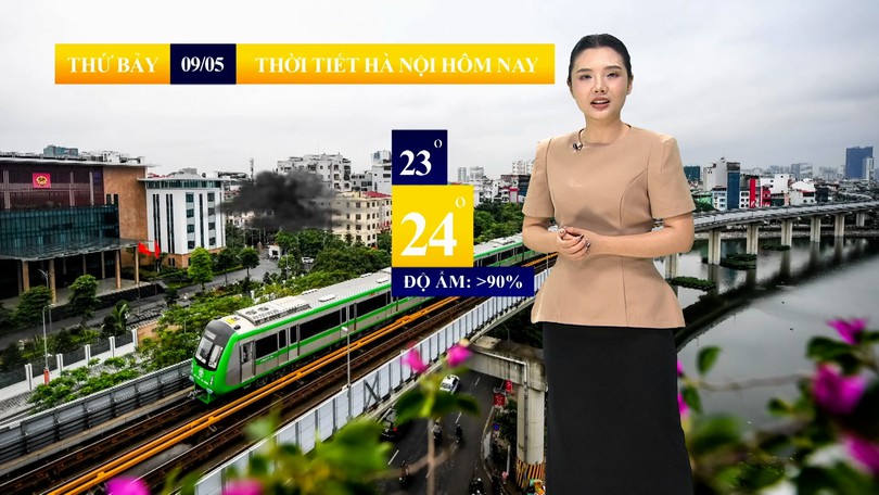 Dự báo thời tiết sáng | 09/05/2026