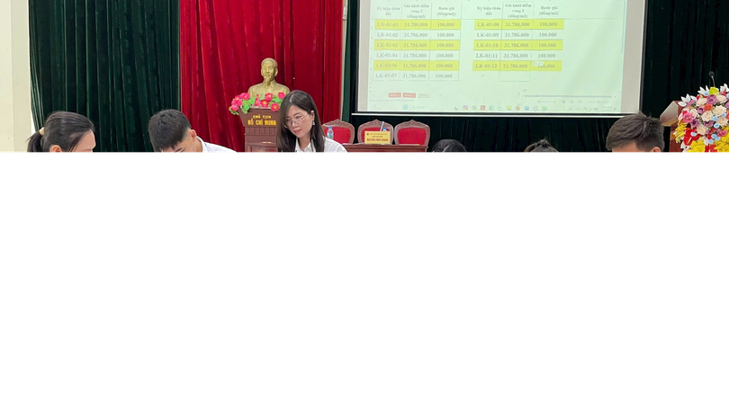 Xã Hòa Xá đấu giá thành công 11 thửa đất ở