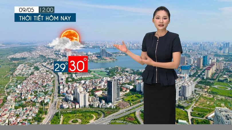 Dự báo thời tiết tối | 09/05/2026