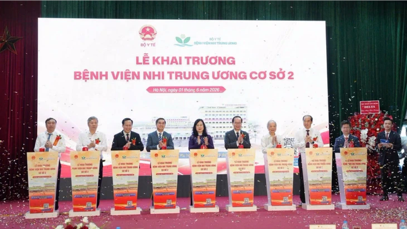 Bệnh viện Nhi Trung ương cơ sở 2 chính thức đi vào hoạt động