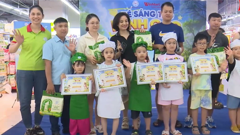 Sân chơi sáng tạo giúp thiếu nhi hiểu ý nghĩa hạt gạo Việt nam