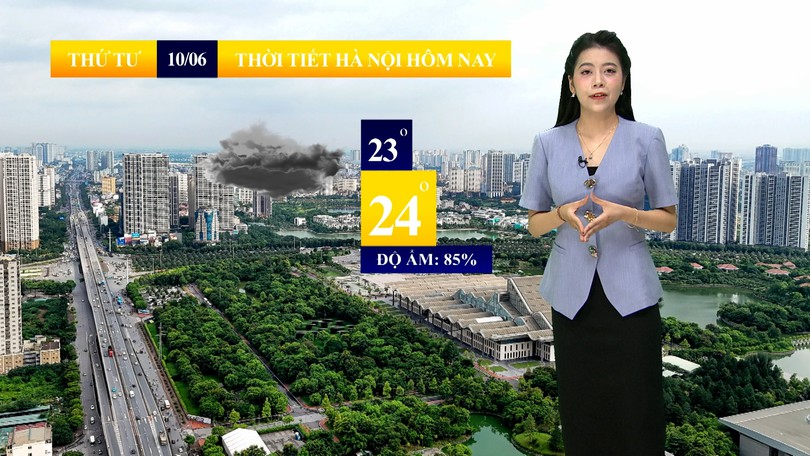 Dự báo thời tiết sáng | 10/06/2026