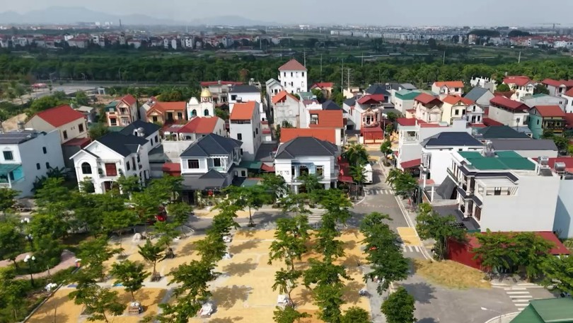 Khởi sắc khu tái định cư thôn Tân Châu, xã Tiến Thắng