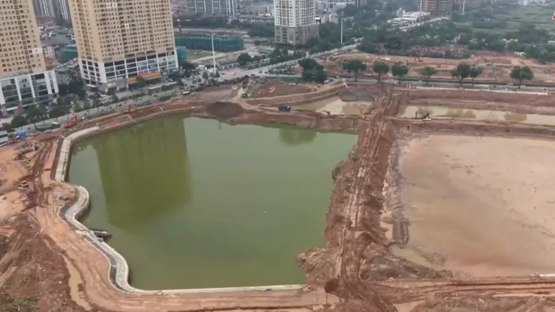 Hai dự án hồ điều hòa Yên Nghĩa gấp rút về đích