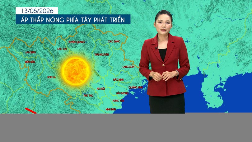 Dự báo thời tiết tối | 13/06/2026