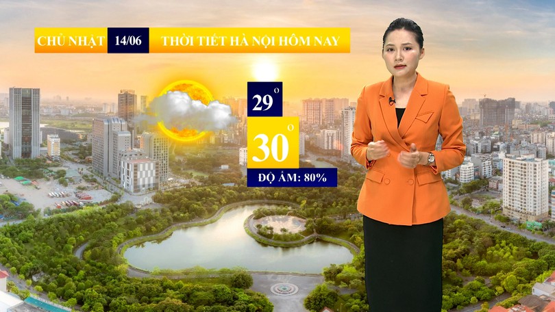 Dự báo thời tiết sáng | 14/06/2026