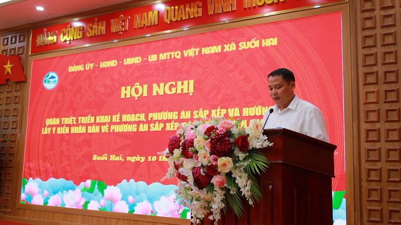 Xã Suối Hai thực hiện đề án sắp xếp thôn trên địa bàn