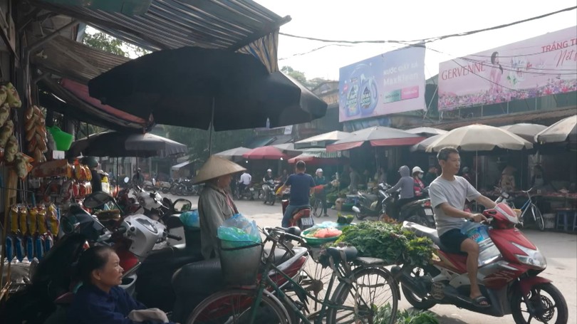 Vi phạm trật tự đô thị tại phường Hồng Hà