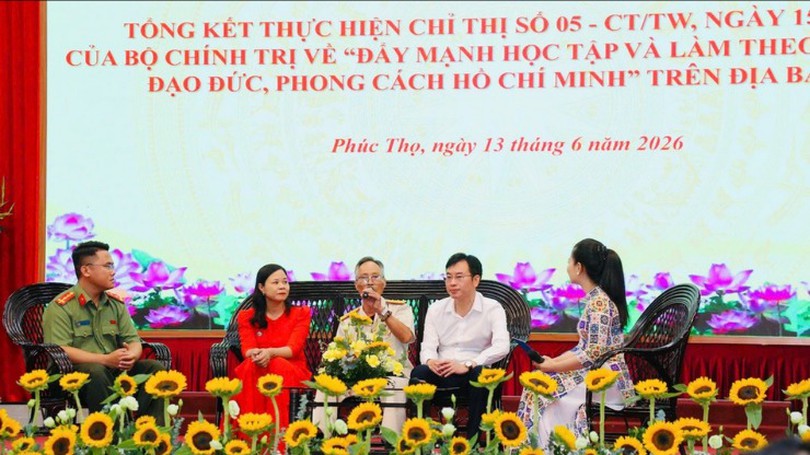 Xã Phúc Thọ tổng kết công tác thực hiện Chỉ thị 05
