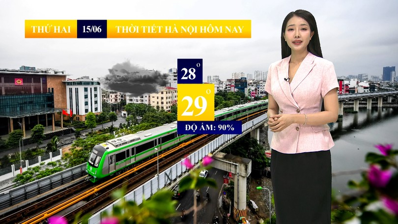 Dự báo thời tiết sáng | 15/06/2026