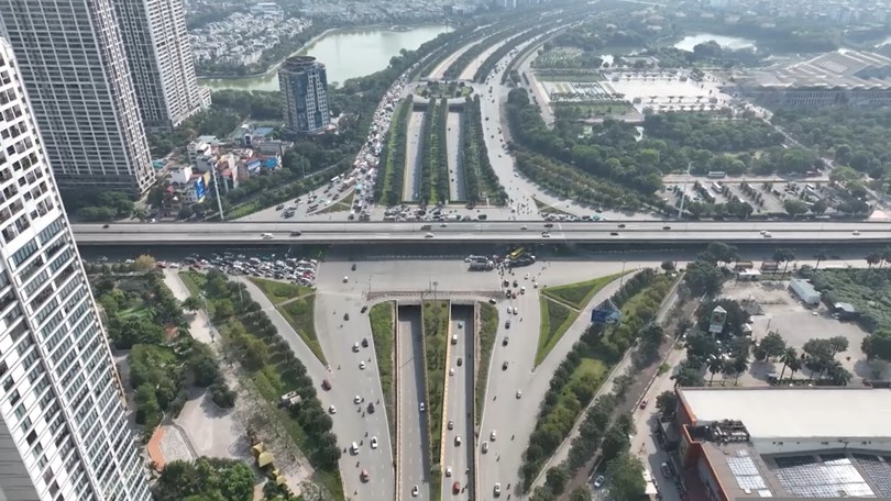 Hầm chui Trung Hoà - Điểm nhấn giao thông phía Tây Hà Nội