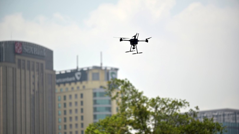 Áp dụng UAV và camera AI trong xử lý vi phạm trật tự đô thị