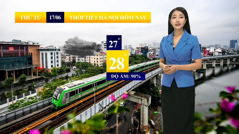Dự báo thời tiết sáng | 17/06/2026