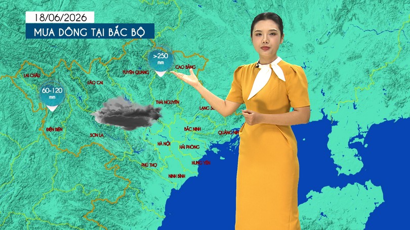 Dự báo thời tiết tối | 18/06/2026