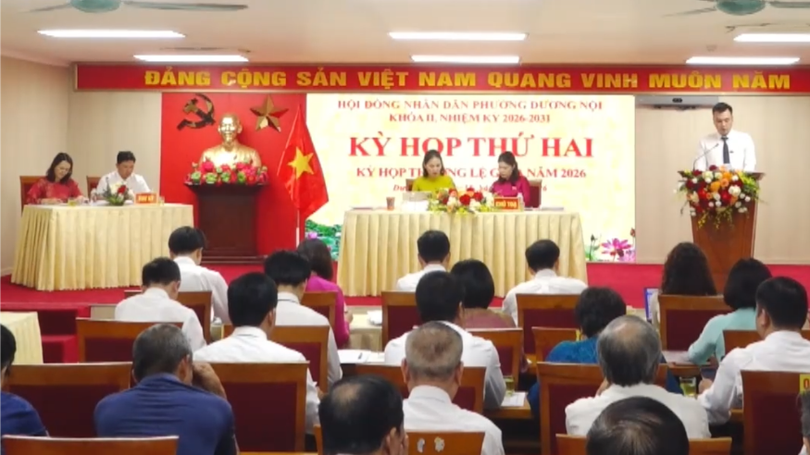 Kỳ họp thứ hai HĐND phường Dương Nội biểu quyết thông qua nhiều nghị quyết quan trọng