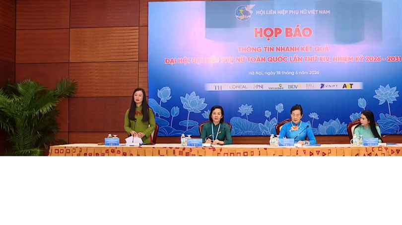 Họp báo thông tin về kết quả Đại hội Đại biểu Phụ nữ toàn quốc