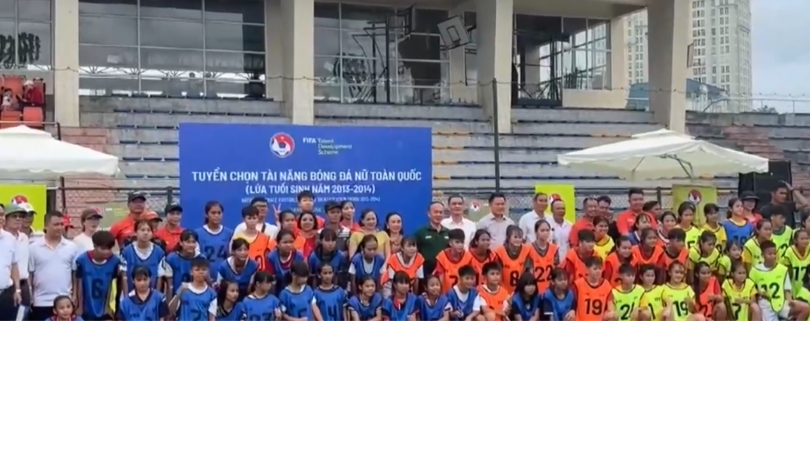 Khai mạc chương trình tuyển sinh, phát hiện tài năng bóng đá nữ