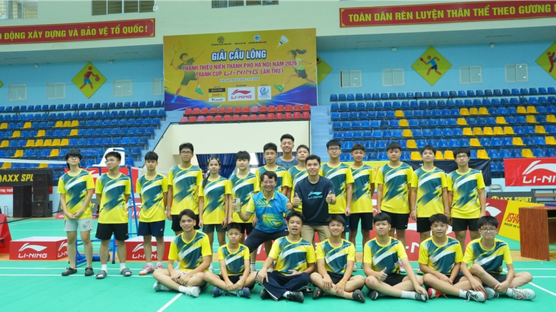 Khởi tranh giải cầu lông thanh thiếu niên TP. Hà Nội năm 2026