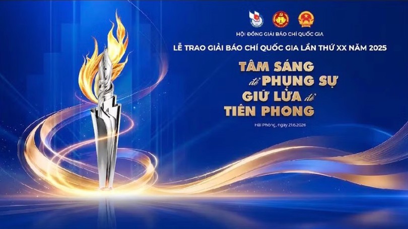 Lễ trao Giải Báo chí Quốc gia lần thứ XX - năm 2025 diễn ra tối nay 21/6
