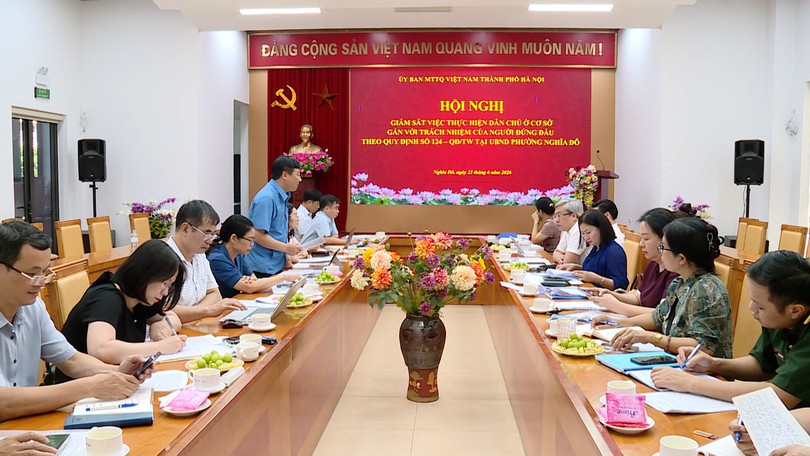 Giám sát thực hiện dân chủ ở cơ sở tại phường Nghĩa Đô