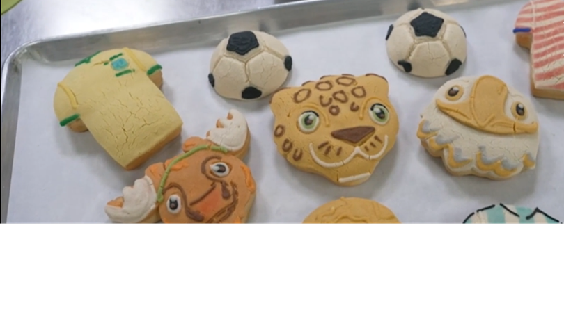 Độc đáo bánh ngọt sắc màu World Cup ở Mỹ