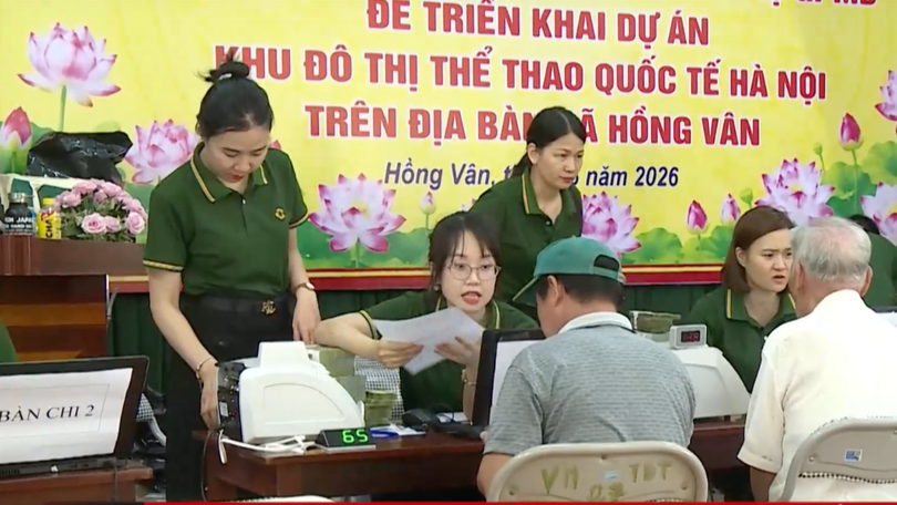 Chi trả tập trung, hoàn tất GPMB dự án KĐT thể thao