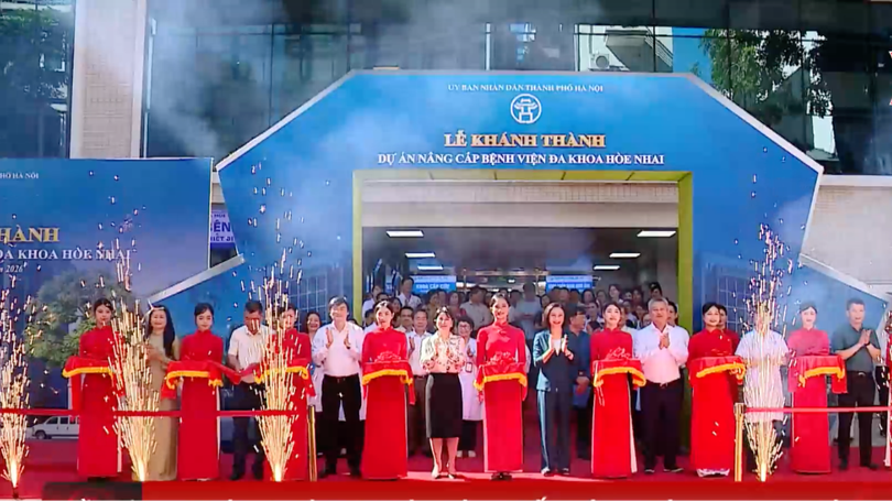 Khánh thành dự án nâng cấp Bệnh viện Đa khoa Hòe Nhai