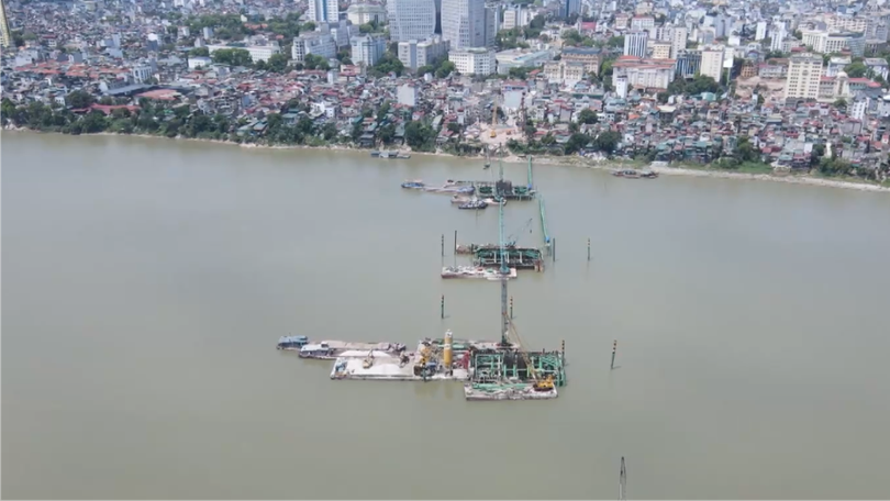 Dự án xây dựng cầu Trần Hưng Đạo vẫn vướng mặt bằng