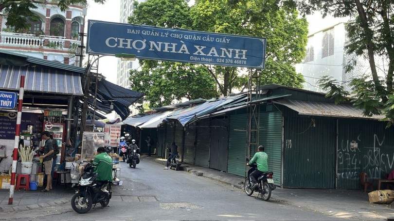 Hà Nội lên kế hoạch di dời, giải tỏa chợ Nhà Xanh ở Cầu Giấy