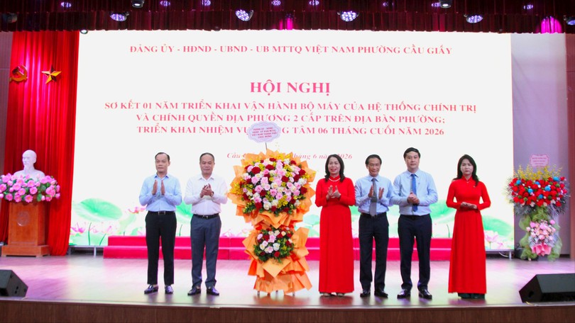 Phường Cầu Giấy - điểm sáng trong mô hình chính quyền địa phường 2 cấp