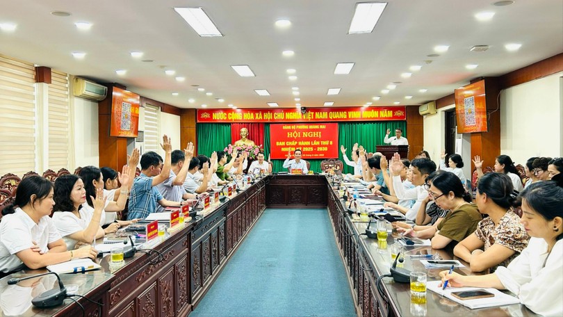 Hội nghị Ban chấp hành lần thứ 8 Đảng bộ phường Hoàng Mai