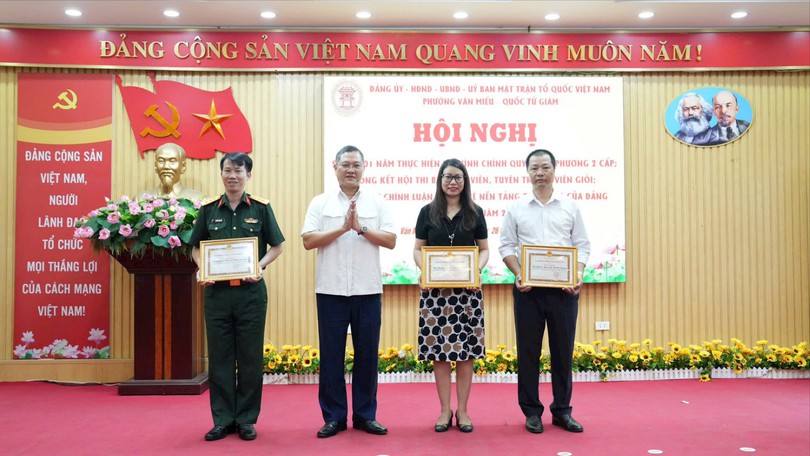 Phường Văn Miếu - Quốc Tử Giám vận hành hiệu quả chính quyền địa phương hai cấp