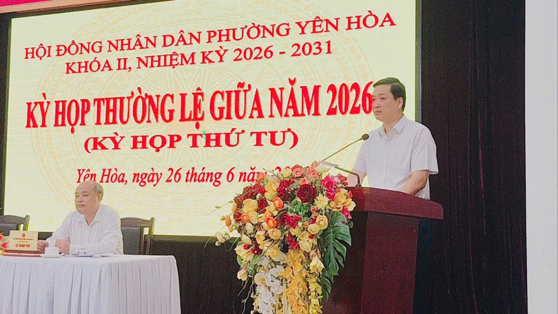 HĐND phường Yên Hòa họp thường lệ giữa năm