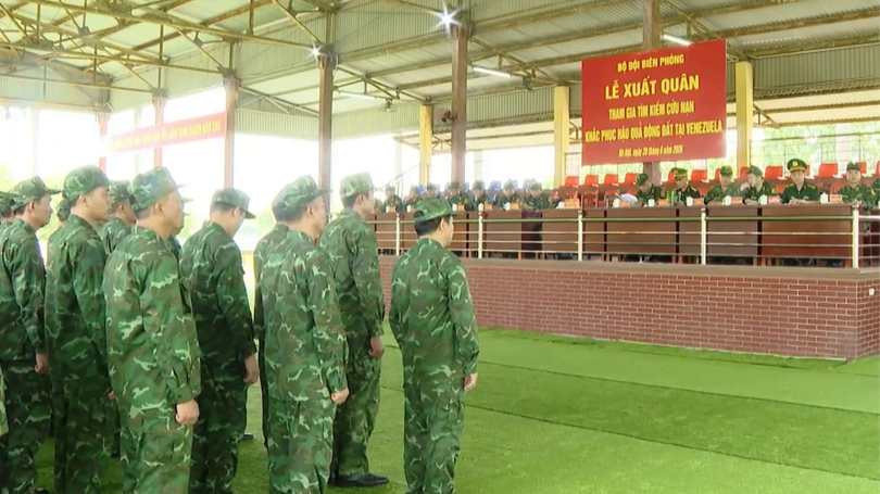 Bộ đội Biên phòng Việt Nam góp sức trong nhiệm vụ cứu nạn tại Venezuela