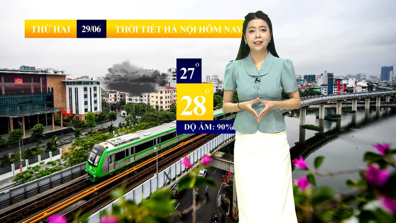 Dự báo thời tiết sáng | 29/06/2026
