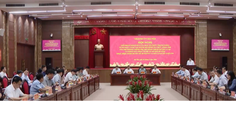 Hà Nội tiên phong trong triển khai các nghị quyết của Trung ương
