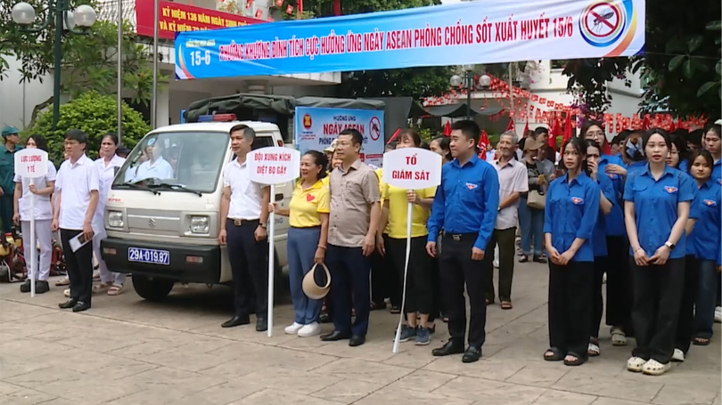 Phường Khương Đình hưởng ứng ngày ASEAN phòng, chống sốt xuất huyết