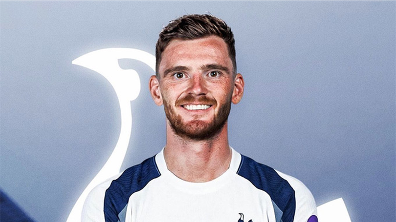Tottenham chiêu mộ thành công Andy Robertson