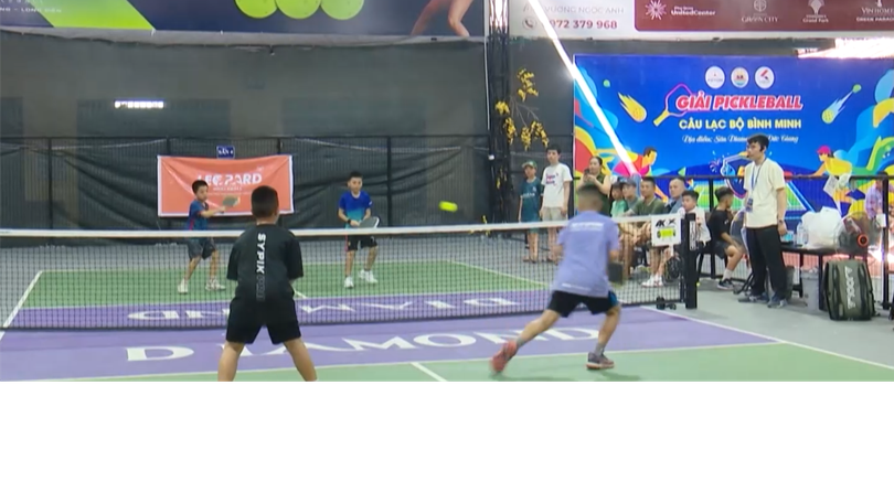 Ươm mầm đam mê thể thao cho trẻ em từ những sân pickleball mùa hè