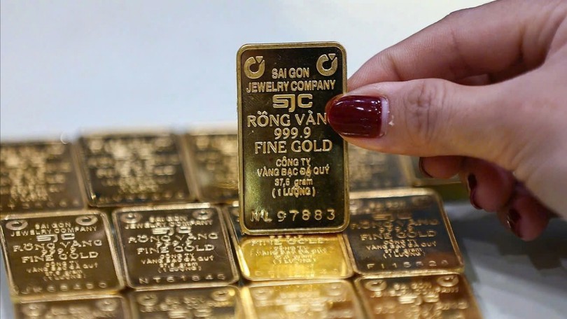 Giá vàng trong nước giảm sâu tới 5,5 triệu đồng/lượng