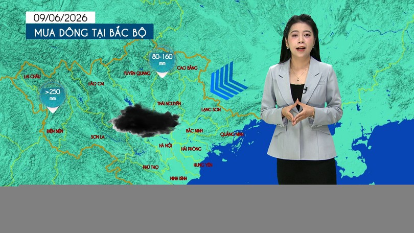 Dự báo thời tiết tối | 09/06/2026
