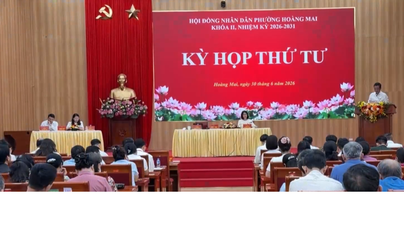 HĐND phường Hoàng Mai quyết nghị nhiều nội dung quan trọng