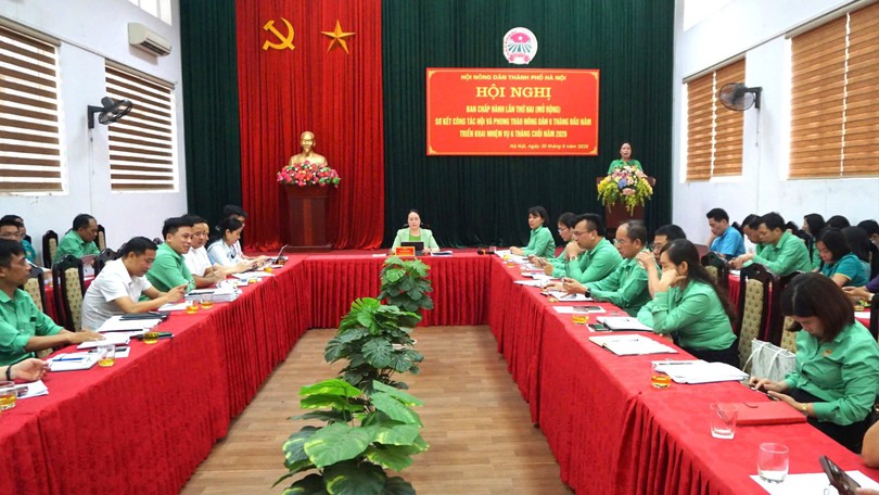 Hội Nông dân Hà Nội sơ kết công tác 6 tháng năm 2026