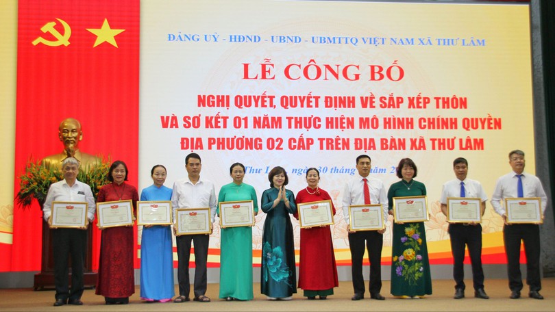Xã Thư Lâm sơ kết một năm vận hành chính quyền địa phương 2 cấp