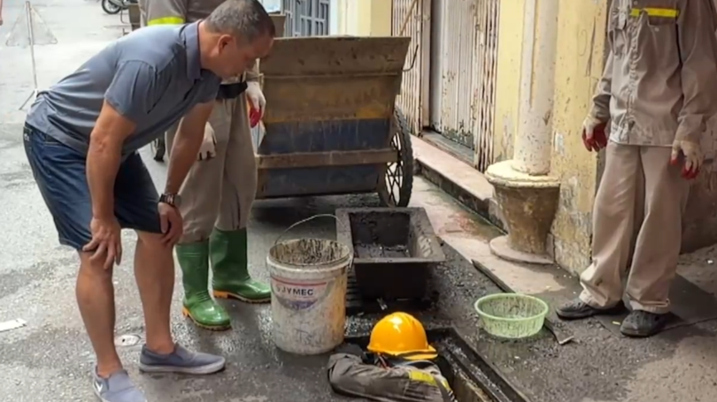 Phường Hoàng Mai chuẩn bị ứng phó trước mùa mưa bão