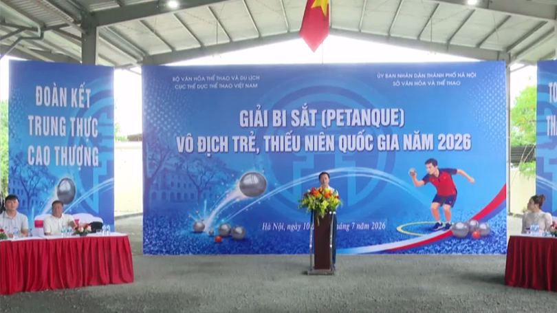 Khai mạc Giải Bi sắt vô địch trẻ, thiếu niên quốc gia 2026